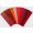 10 Wachsplatten Rot Mischung (8x Unifarbe 1x Flitter 1x Marmoreffekt) 200x50x0,5mm Bunt sortiert , Verzierwachs, Wachs