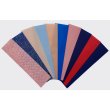 10 Wachsplatten Pink Blau Mischung (8x Unifarbe 2x Flitter) 200x50x0,5mm Bunt sortiert , Verzierwachs, Wachs