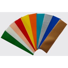 10 Wachsplatten Bunt Mischung kräftige Farben Grösse ca. 200x50x0,5mm Bunt sortiert , Verzierwachs, Wachs