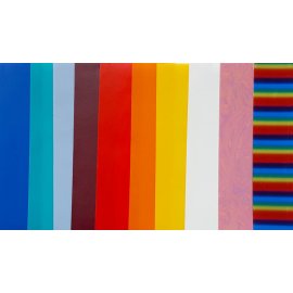 10 Wachsplatten Bunt Mix Regenbogen kr&auml;ftige Farben Gr&ouml;sse ca. 200x50x0,5mm Bunt sortiert , Verzierwachs, Wachs