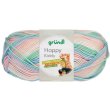 100 Gramm Happy Kiddy Wolle Antipilling 01 Pastell Bunt