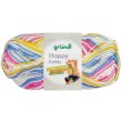 100 Gramm Happy Kiddy Wolle Antipilling 08 Candy Mix