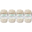 4x50 Gramm Gründl Cotton Fun Wollset 02 Creme