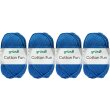 4x50 Gramm Gründl Cotton Fun Wollset 10 Royalblau