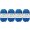 4x50 Gramm Gründl Cotton Fun Wollset 10 Royalblau