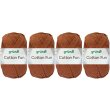 4x50 Gramm Gründl Cotton Fun Wollset 14 Nougat