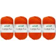 4x50 Gramm Gründl Cotton Fun Wollset 18 Orange