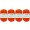 4x50 Gramm Gründl Cotton Fun Wollset 18 Orange