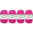 4x50 Gramm Gründl Cotton Fun Wollset 20 Fuchsia