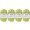 4x50 Gramm Gründl Cotton Fun Wollset 23 Hellgrün