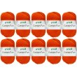 10x50 Gramm Gründl Cotton Fun 18 Orange