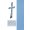 Wachsdekore Verzierwachs 3 tlg.zur Kommunion Kreuz blau,Wachsbild blau, Wachsplatte blau 200x50x0,5mm