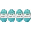 4x50 Gramm Gründl Cotton Fun Wollset 30 Eisblau
