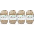 4x50 Gramm Gründl Cotton Fun Wollset 31 Sand mit...