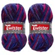 2x50 Gramm Twister Filzwolle Color 148 Mystic
