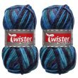 2x50 Gramm Twister Filzwolle Color 154 Lagune