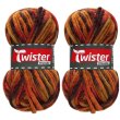 2x50 Gramm Twister Filzwolle Color 188 Herbst