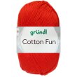 50 Gramm Gründl Cotton Fun 06 Signalrot