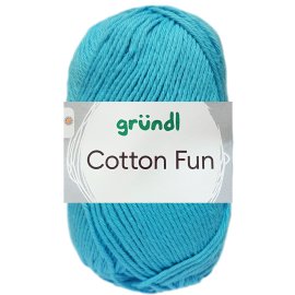 50 Gramm Gründl Cotton Fun 09 Himmelblau