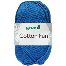 50 Gramm Gründl Cotton Fun 10 Royalblau