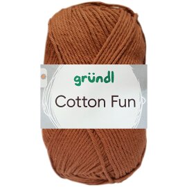 50 Gramm Gründl Cotton Fun 14 Nougat