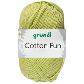 50 Gramm Gründl Cotton Fun 23 Hellgrün