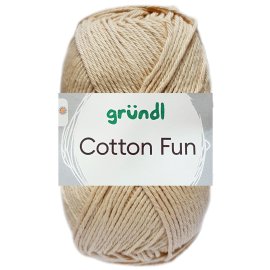 50 Gramm Gründl Cotton Fun 31 Sand