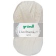 50 Gramm Gründl Lisa Premium Uni 01 Weiss