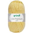 50 Gramm Gründl Lisa Premium Uni 03 Pastellgelb