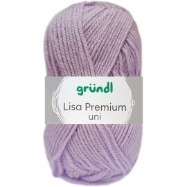 50 Gramm Gründl Lisa Premium Uni 09 Flieder