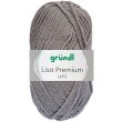 50 Gramm Gründl Lisa Premium Uni 24 Kieselgrau