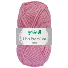 50 Gramm Gründl Lisa Premium Uni 31 Rosa