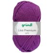 50 Gramm Gründl Lisa Premium Uni 48 Purpur