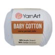 50 Gramm YarnArt Baby Cotton Weiss 400