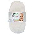 50 Gramm Gründl Baby Uni 01 Weiss Uni