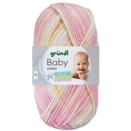 50 Gramm Gründl Baby Color 02 Rose Multicolor