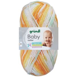 50 Gramm Gründl Baby Color 03 Orange Multicolor