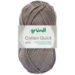 50 Gramm Gr&uuml;ndl Wolle Cotton Quick Uni 070 Silbergrau