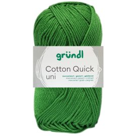 50 Gramm Gr&uuml;ndl Wolle Cotton Quick Uni 114 Farn