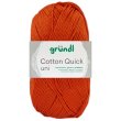 50 Gramm Gründl Wolle Cotton Quick Uni 119 Orange