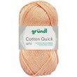 50 Gramm Gründl Wolle Cotton Quick Uni 134 Aprikot