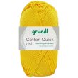 50 Gramm Gr&uuml;ndl Wolle Cotton Quick Uni 138 Maisgelb