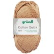 50 Gramm Gründl Wolle Cotton Quick Uni 139 Beige
