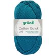 50 Gramm Gründl Wolle Cotton Quick Uni 143 Petrol