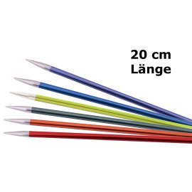 Knit Pro Zing 20 cm Nadelspiel Strumpfnadeln Sockennadeln in verschiedenen St&auml;rken