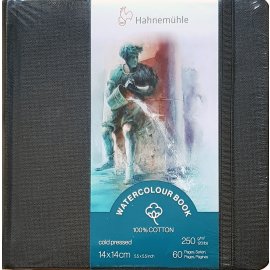 Hahnemühle Watercolor Book 14x14 cm 250 g/m² 60 Seiten Cold Pressed