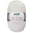 100 Gramm Hot Socks Uni 4-fach Superwash 86 Weiss