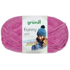 100 Gramm Gründl Funny Uni 10 Fuchsia