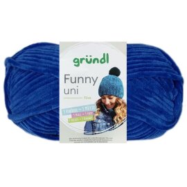 100 Gramm Gründl Funny Uni 14 Royalblau