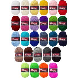 50 Gramm Twister Sport 50 aus 100 % Polyacryl Farbauswahl